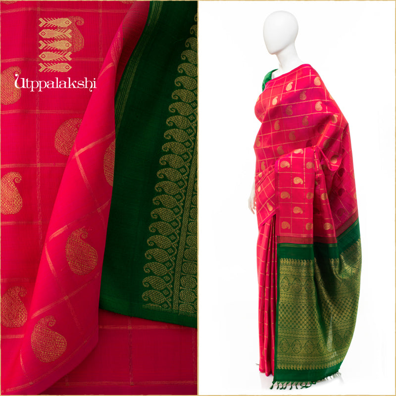 UTPPALAKSHI KANJIVARAM SILK SAREE – CODE: F22SAS53