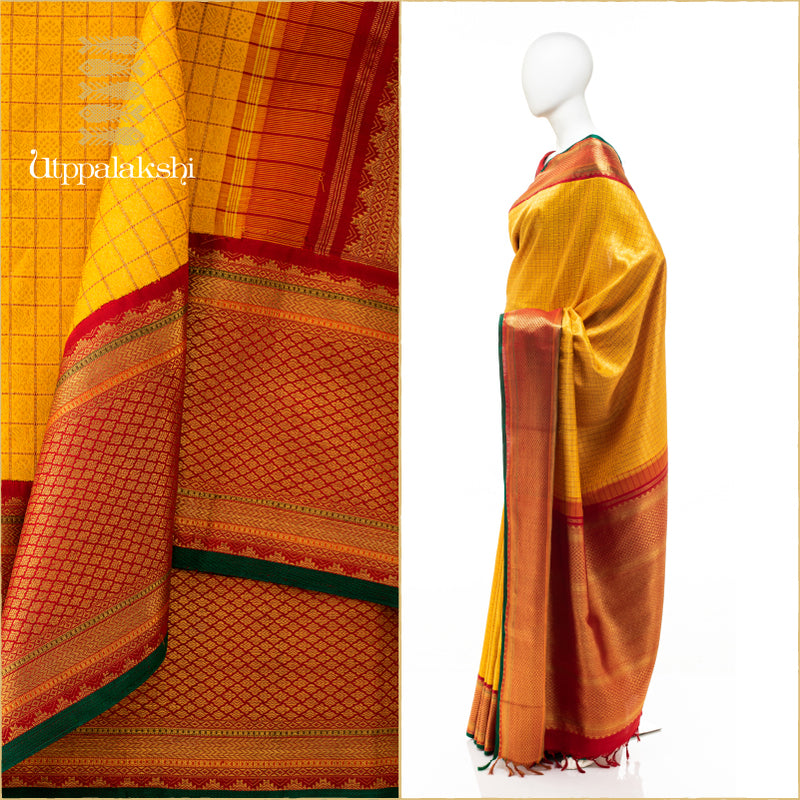 UTPPALAKSHI KANJIVARAM SILK SAREE – CODE: DJ101